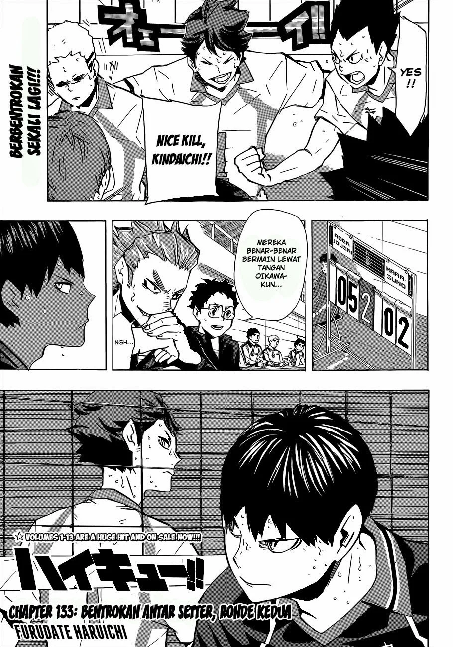 Manga Haikyuu!! Chapter 133 gambar 2