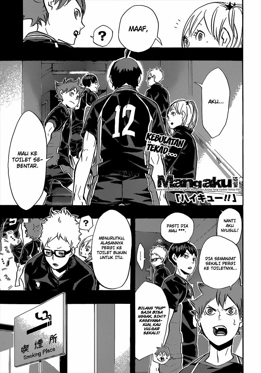 Manga Haikyuu!! Chapter 136 gambar 2