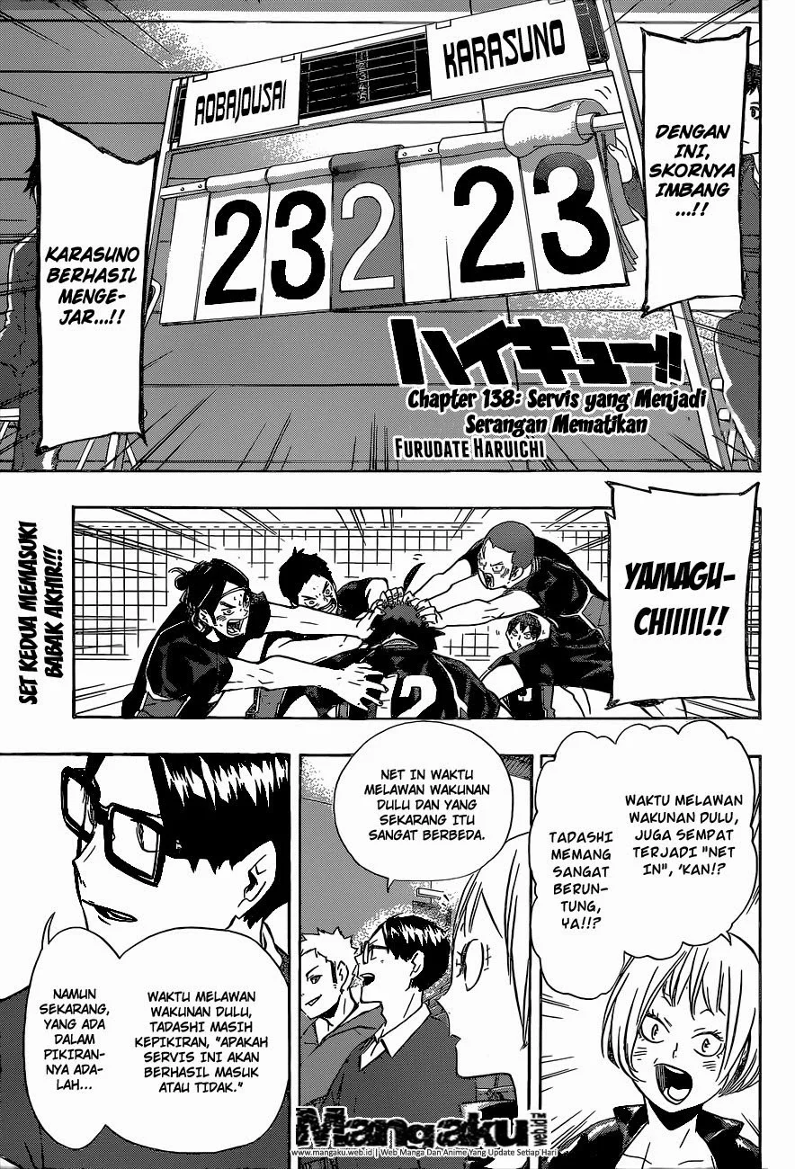 Manga Haikyuu!! Chapter 138 gambar 2