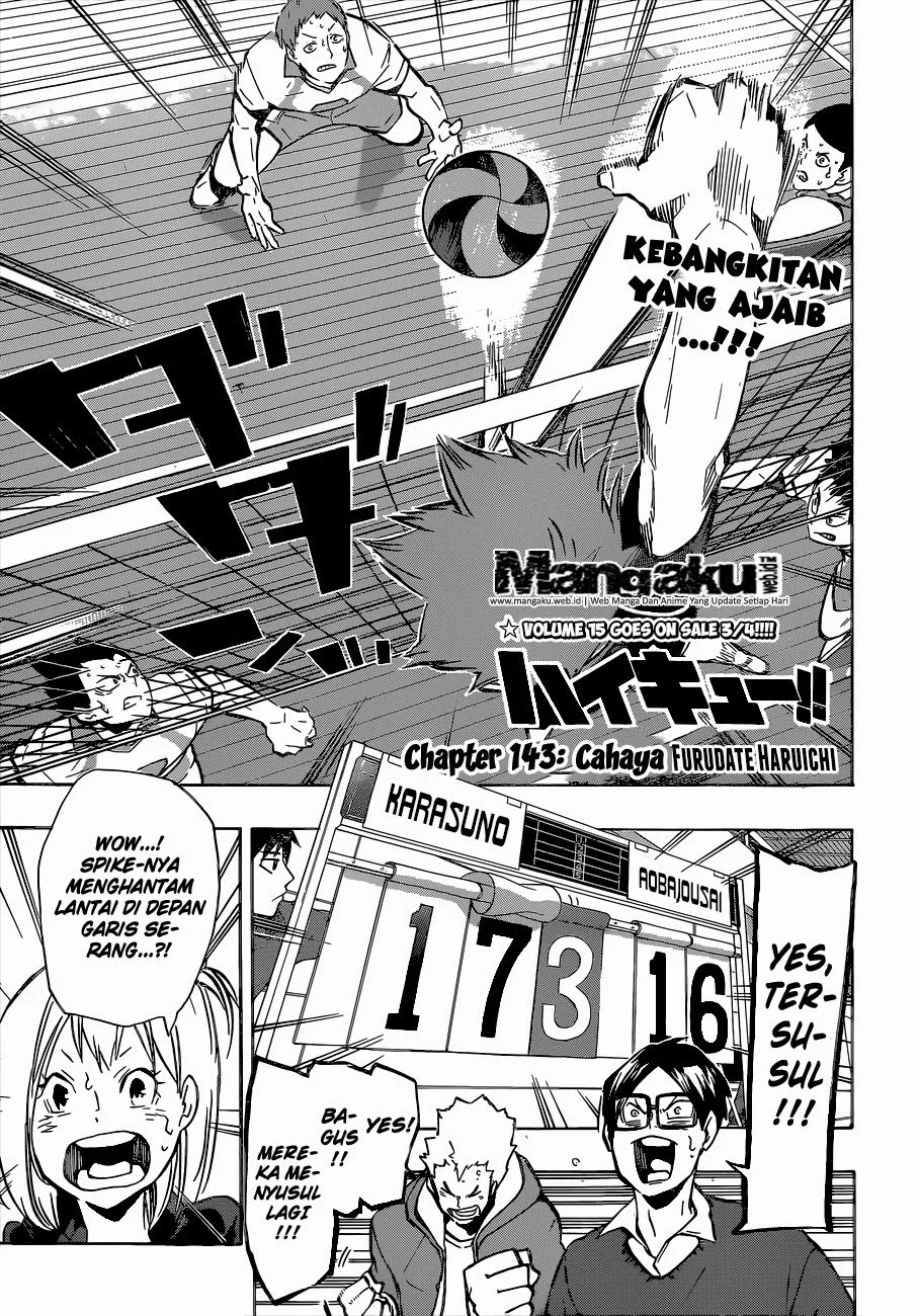 Manga Haikyuu!! Chapter 143 gambar 2