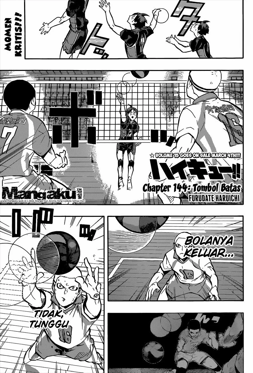 Manga Haikyuu!! Chapter 144 gambar 2