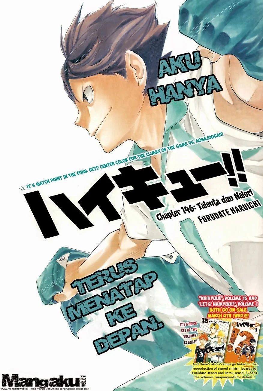 Manga Haikyuu!! Chapter 146 gambar 2