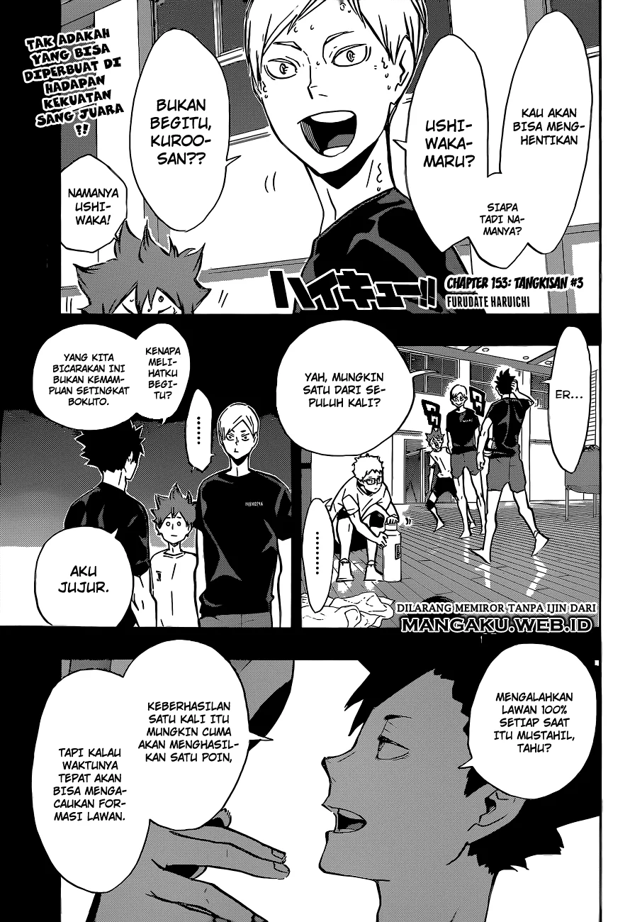 Manga Haikyuu!! Chapter 153 gambar 2