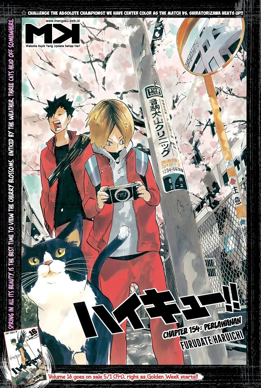 Manga Haikyuu!! Chapter 154 gambar 2