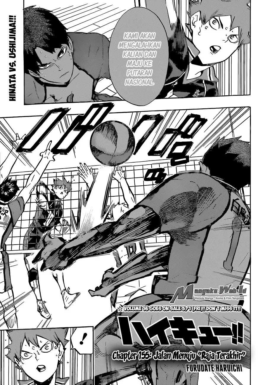 Manga Haikyuu!! Chapter 155 gambar 2