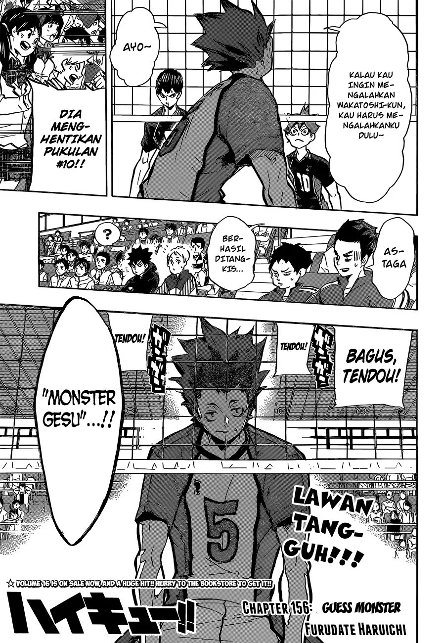 Manga Haikyuu!! Chapter 156 gambar 2