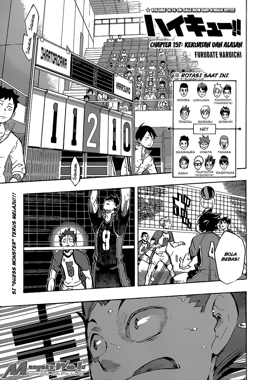 Manga Haikyuu!! Chapter 157 gambar 2