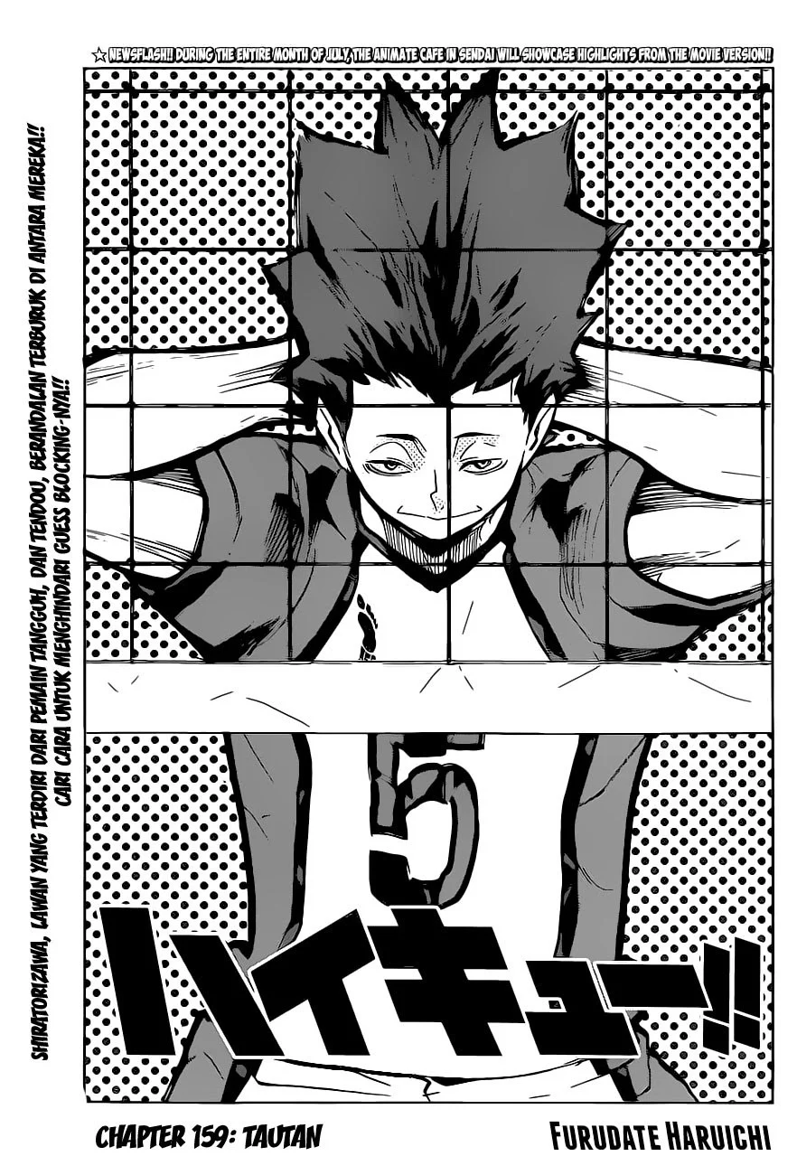 Manga Haikyuu!! Chapter 159 gambar 2