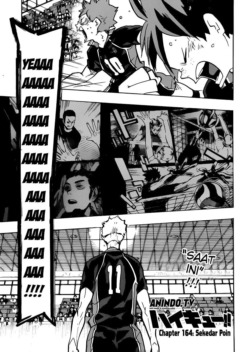 Manga Haikyuu!! Chapter 164 gambar 2