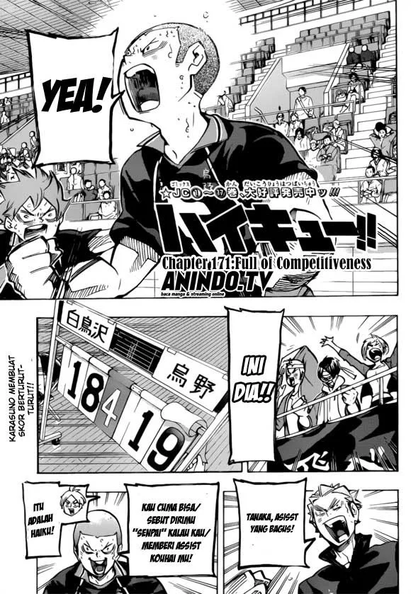 Manga Haikyuu!! Chapter 171 gambar 2