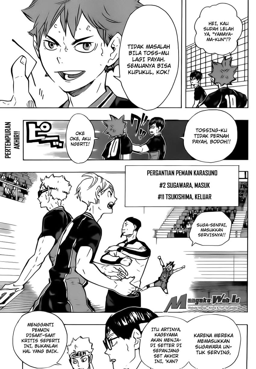 Manga Haikyuu!! Chapter 174 gambar 2