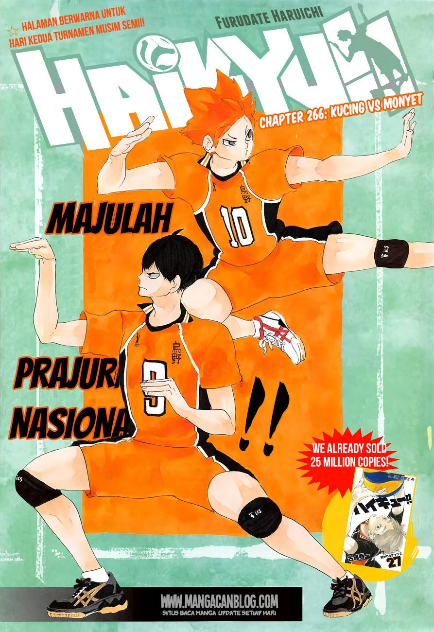 Manga Haikyuu!! Chapter 266 gambar 2