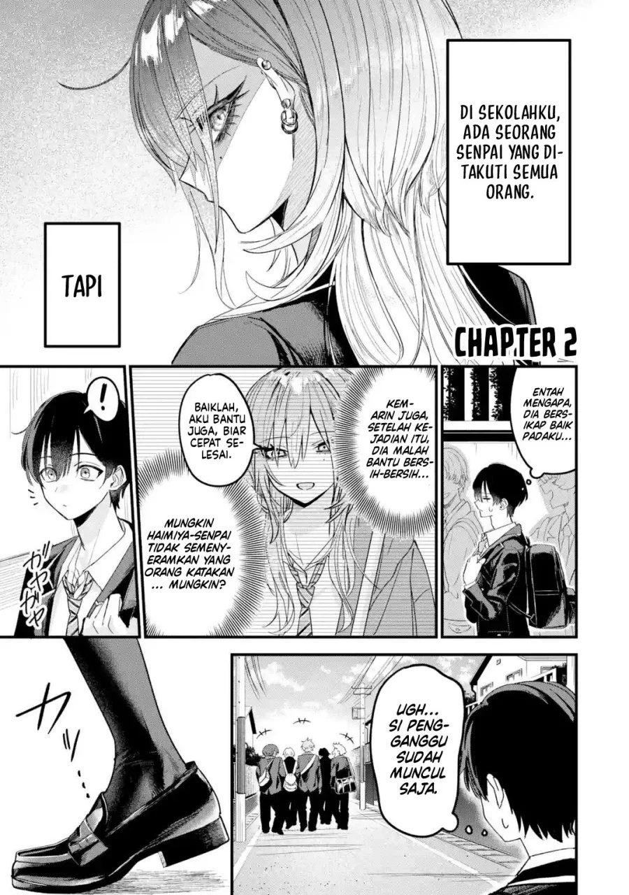 Manga Haimiya-senpai wa Kowakute Kawaii Chapter 2 gambar 2