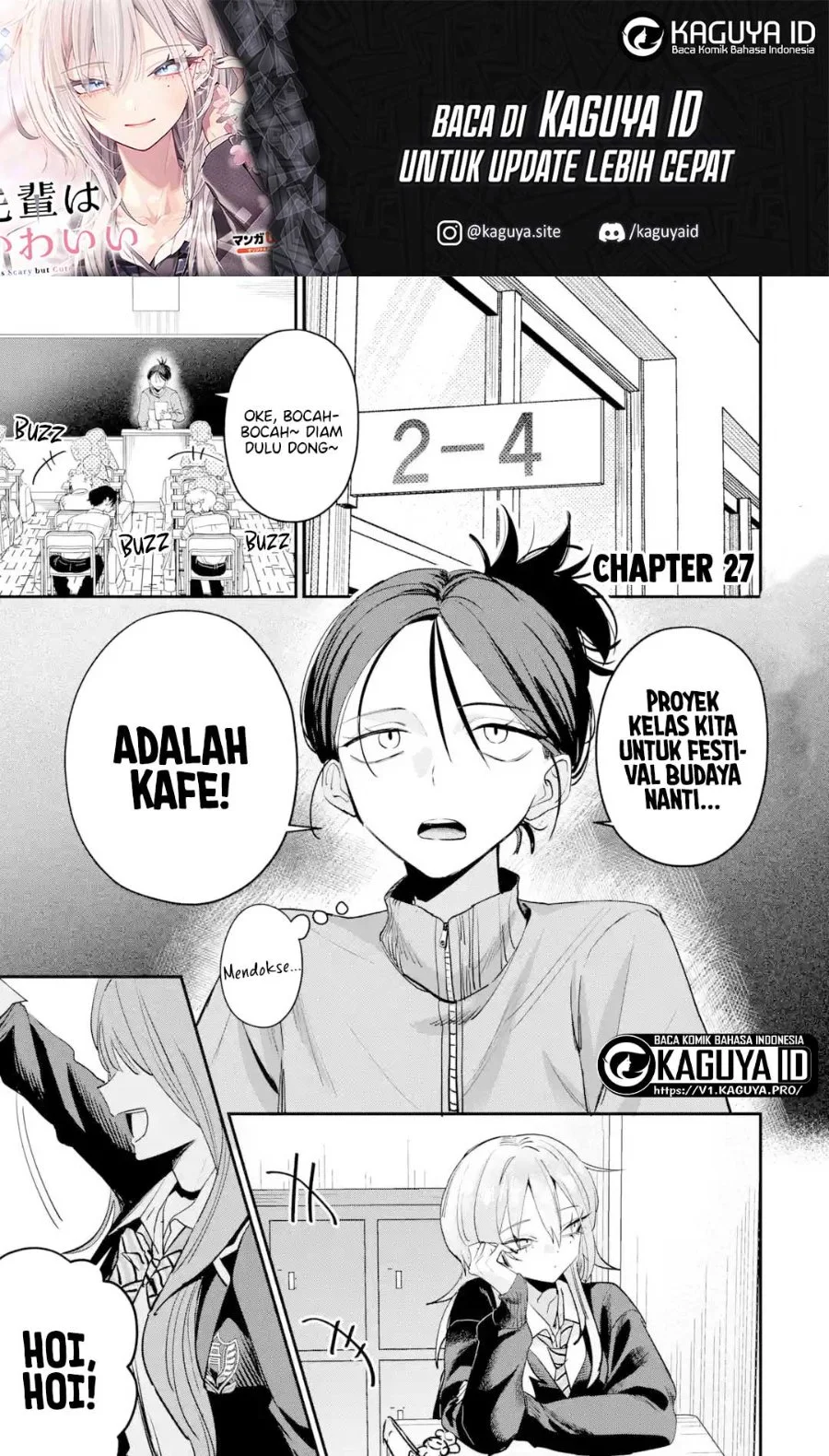 Manga Haimiya-senpai wa Kowakute Kawaii Chapter 27 gambar 2