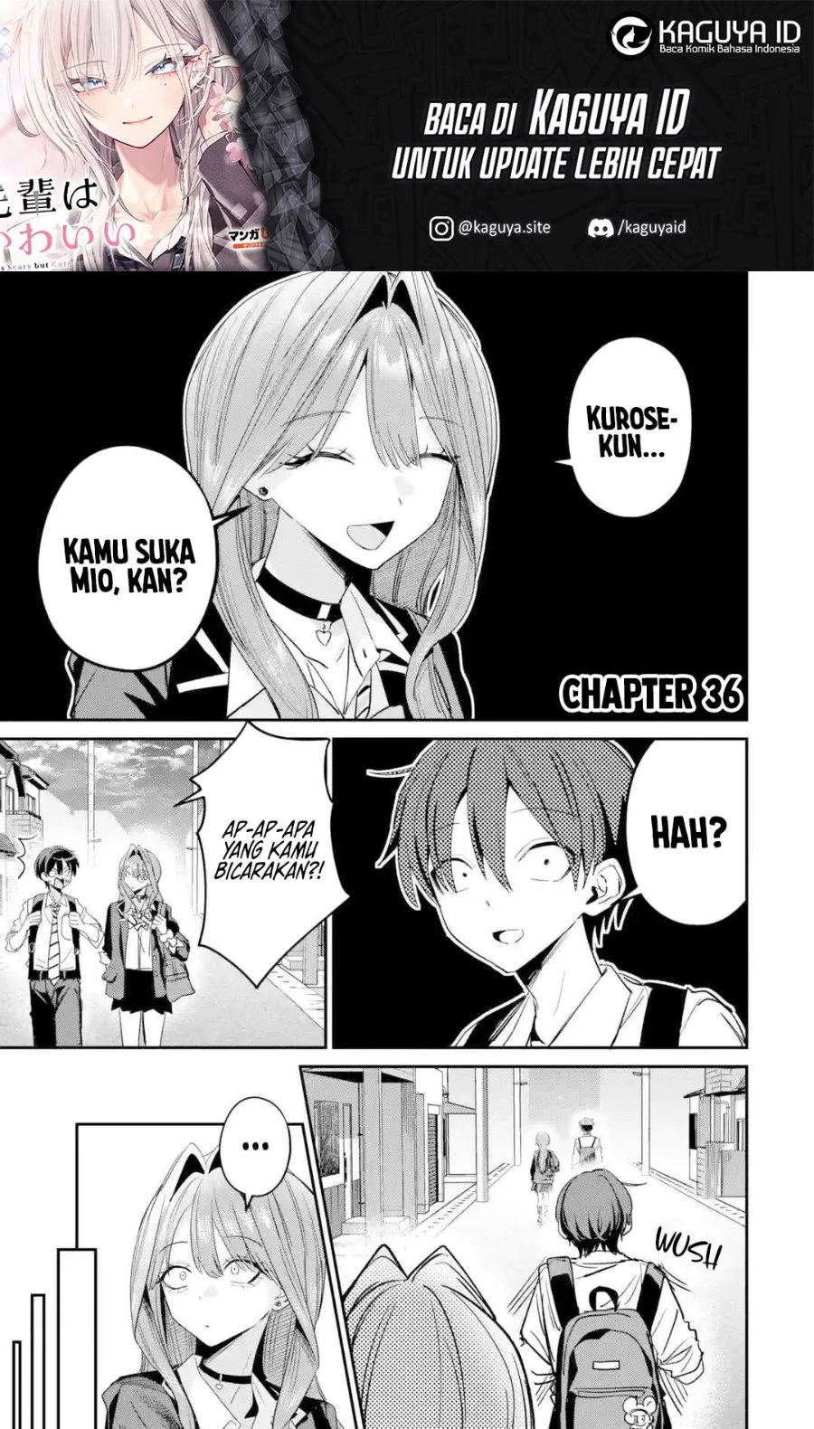 Manga Haimiya-senpai wa Kowakute Kawaii Chapter 36 gambar 2