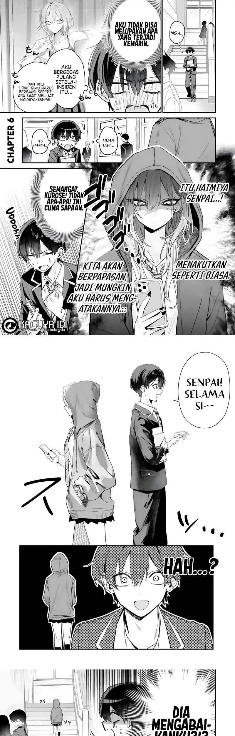 Manga Haimiya-senpai wa Kowakute Kawaii Chapter 6 gambar 2