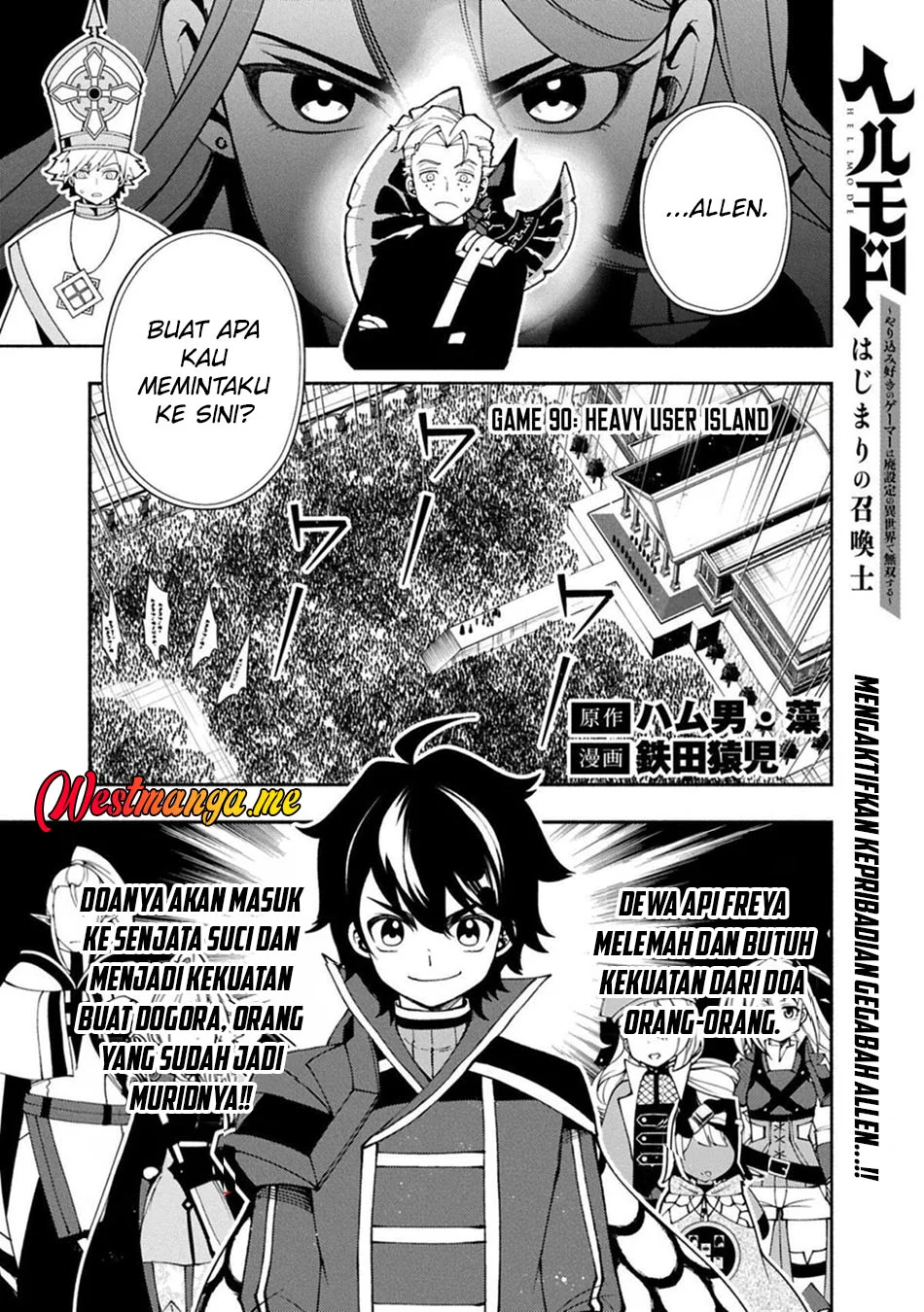 Manga Hell Mode: Yarikomi Suki no Gamer wa Hai Settei no Isekai de Musou Suru Chapter 90 gambar 2