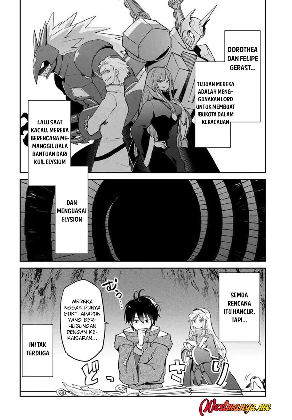 Henkyou Gurashi no Maou, Tensei shite Saikyou no Majutsushi ni naru 〜Aisarenagara Nariagaru Moto Maō wa, Ningen o Shiritai〜 Chapter 55 Gambar 4