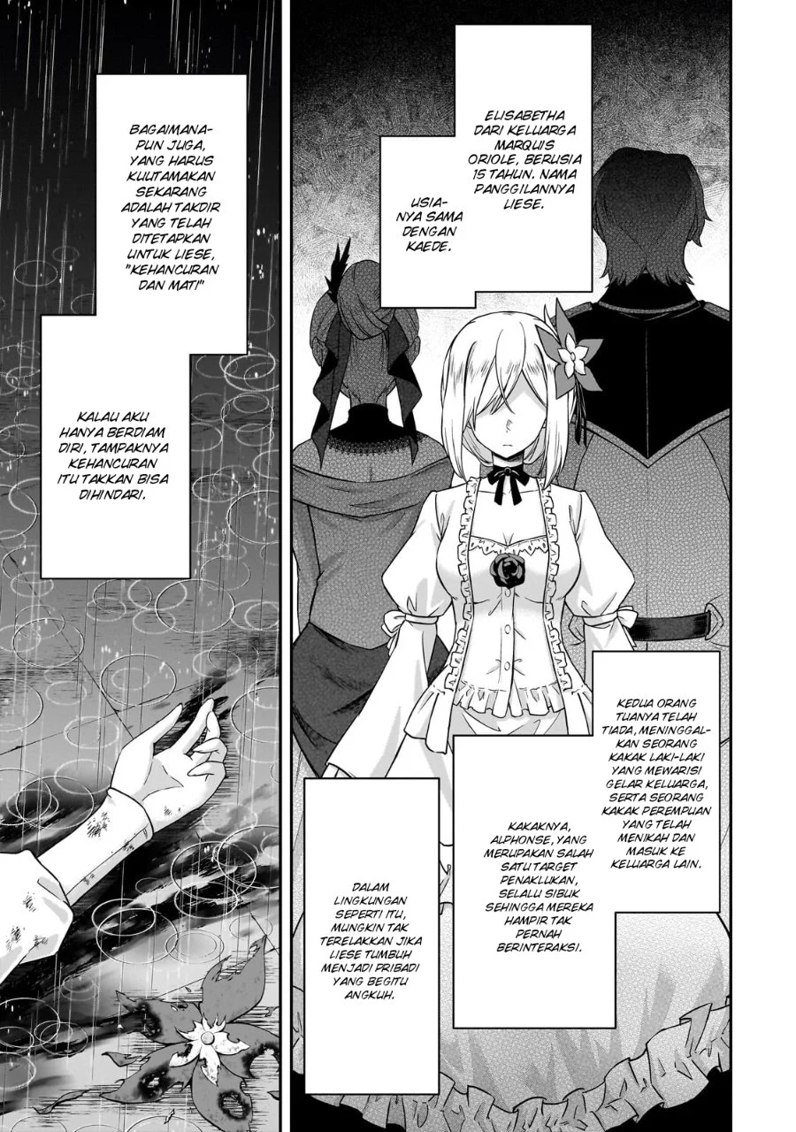 Hissatsu Reijou Liese ~Tensei Shita Saikyou no Koroshiya wa, Yami wo Matou Akuyaku Reijou to Naru~ Chapter 1.2 Gambar 3