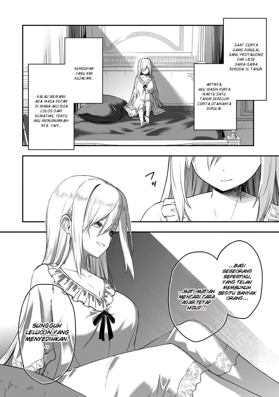 Hissatsu Reijou Liese ~Tensei Shita Saikyou no Koroshiya wa, Yami wo Matou Akuyaku Reijou to Naru~ Chapter 1.2 Gambar 4