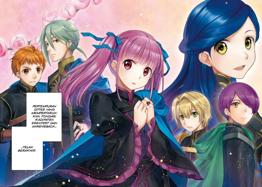 Honzuki no Gekokujou: Hannerōre no Kizoku-in Gonensei Ichi – Koishite Mitai O’hime-sama Chapter 1 Gambar 3