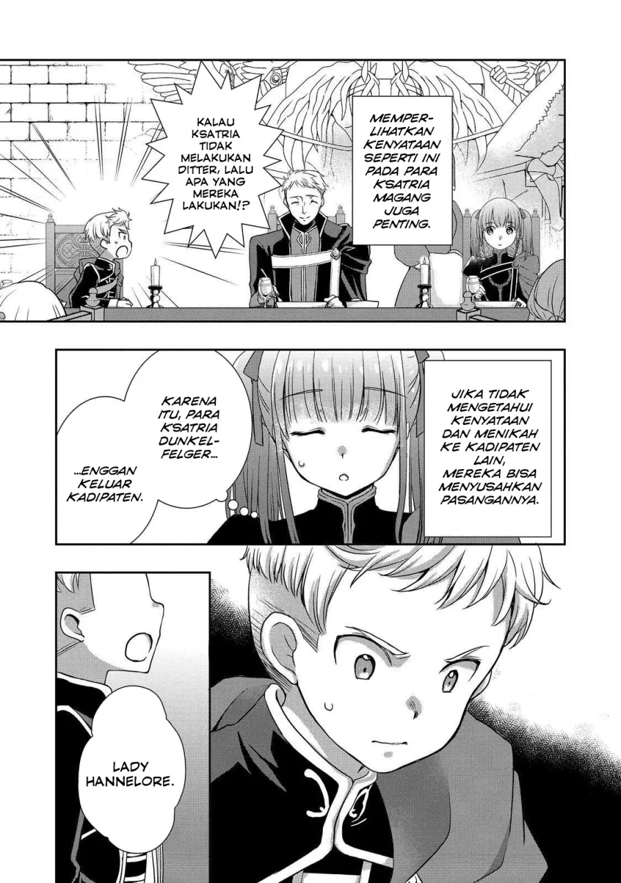 Honzuki no Gekokujou: Hannerōre no Kizoku-in Gonensei Ichi – Koishite Mitai O’hime-sama Chapter 4 Gambar 3