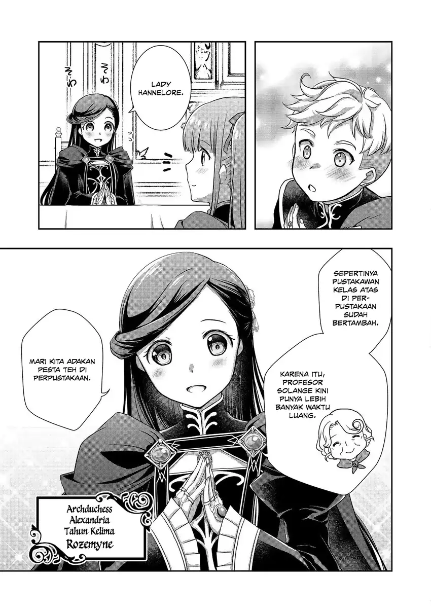 Honzuki no Gekokujou: Hannerōre no Kizoku-in Gonensei Ichi – Koishite Mitai O’hime-sama Chapter 5 Gambar 3
