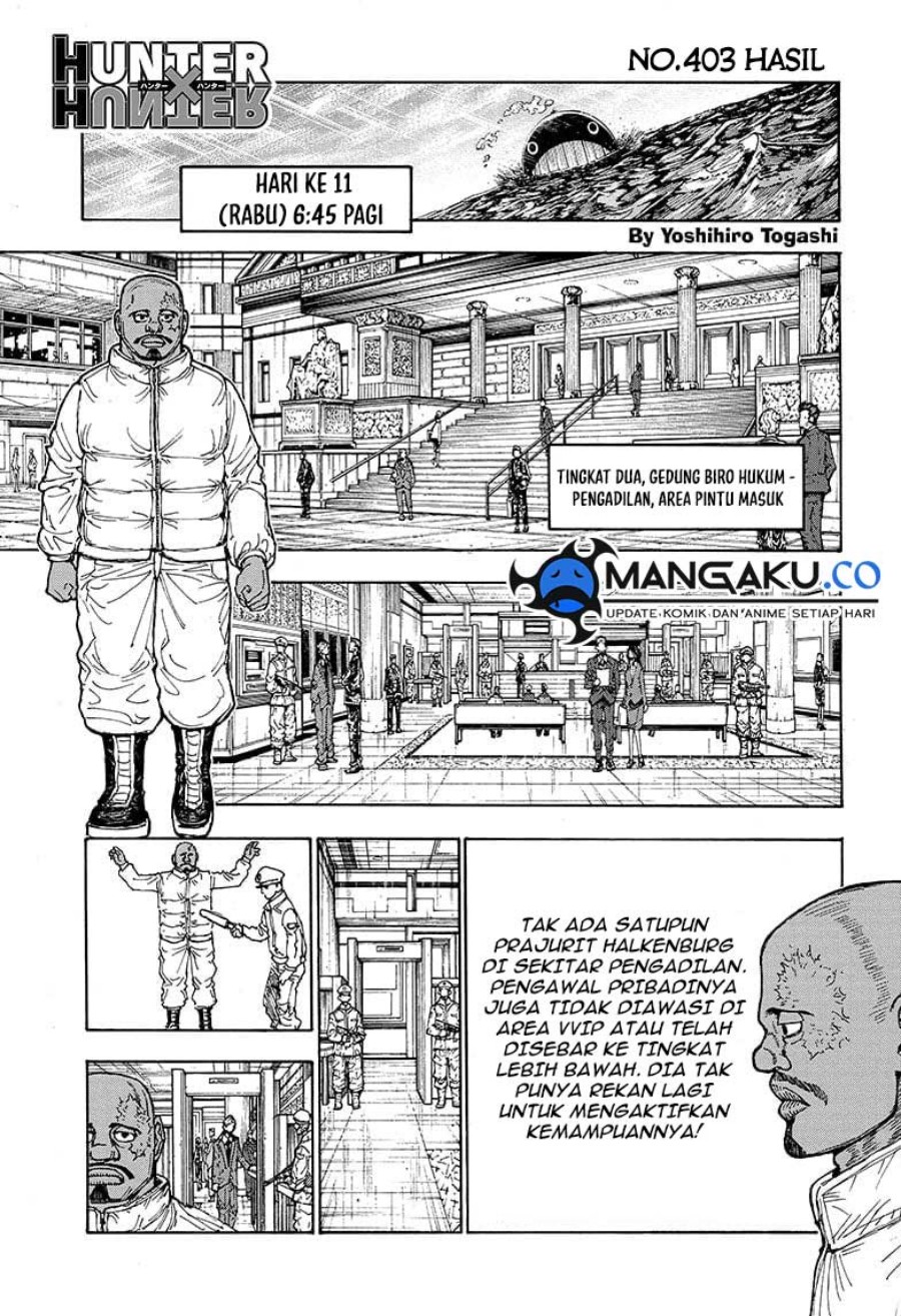 Manga Hunter x Hunter Chapter 403 gambar 2
