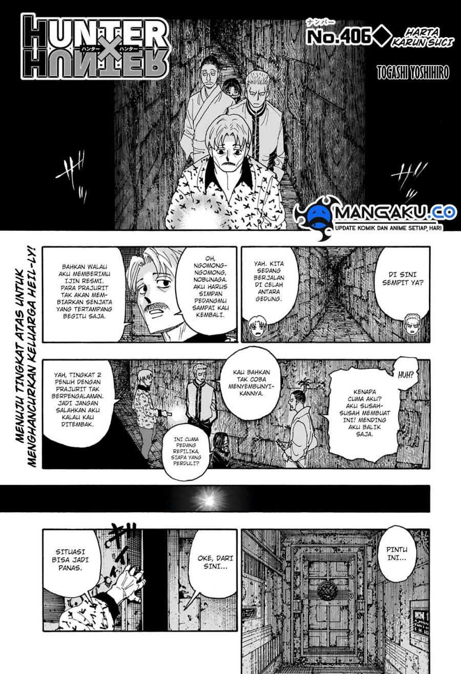 Manga Hunter x Hunter Chapter 406 gambar 2