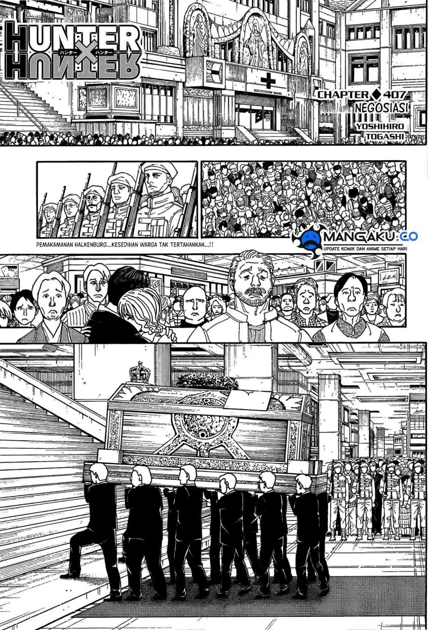 Manga Hunter x Hunter Chapter 407 gambar 2