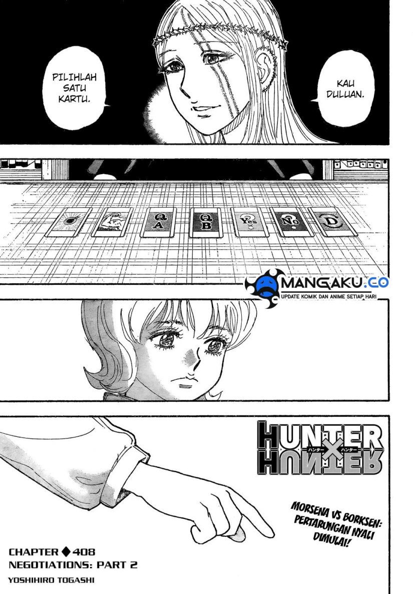 Manga Hunter x Hunter Chapter 408 gambar 2