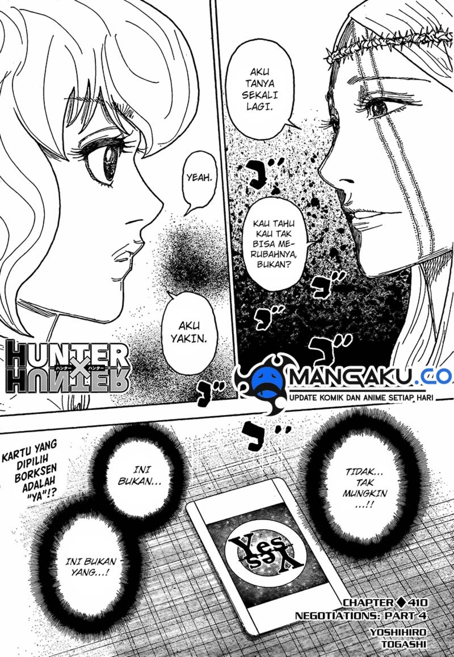 Manga Hunter x Hunter Chapter 410 gambar 2