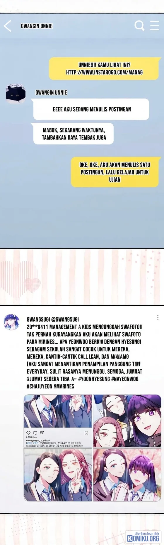 I Tried to Debut My Kid, But Ended Up Debuting Myself Chapter 35 Gambar 6