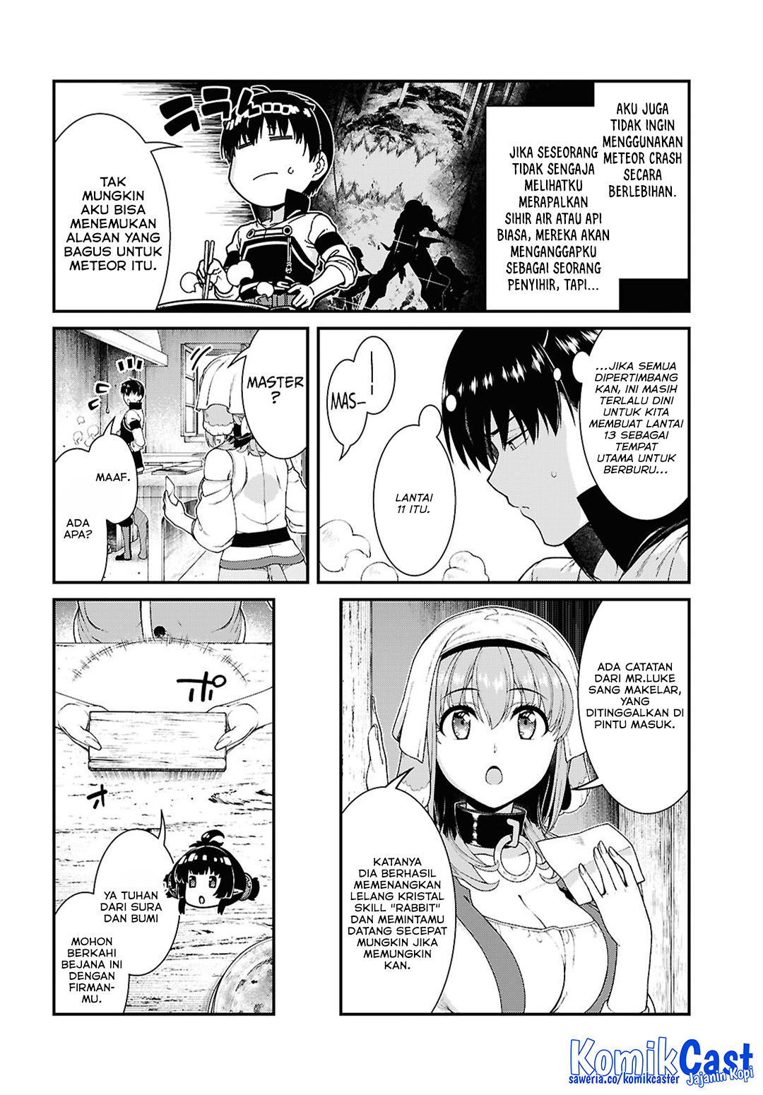 Manga Isekai Meikyuu de Harem wo Chapter 91 gambar 2