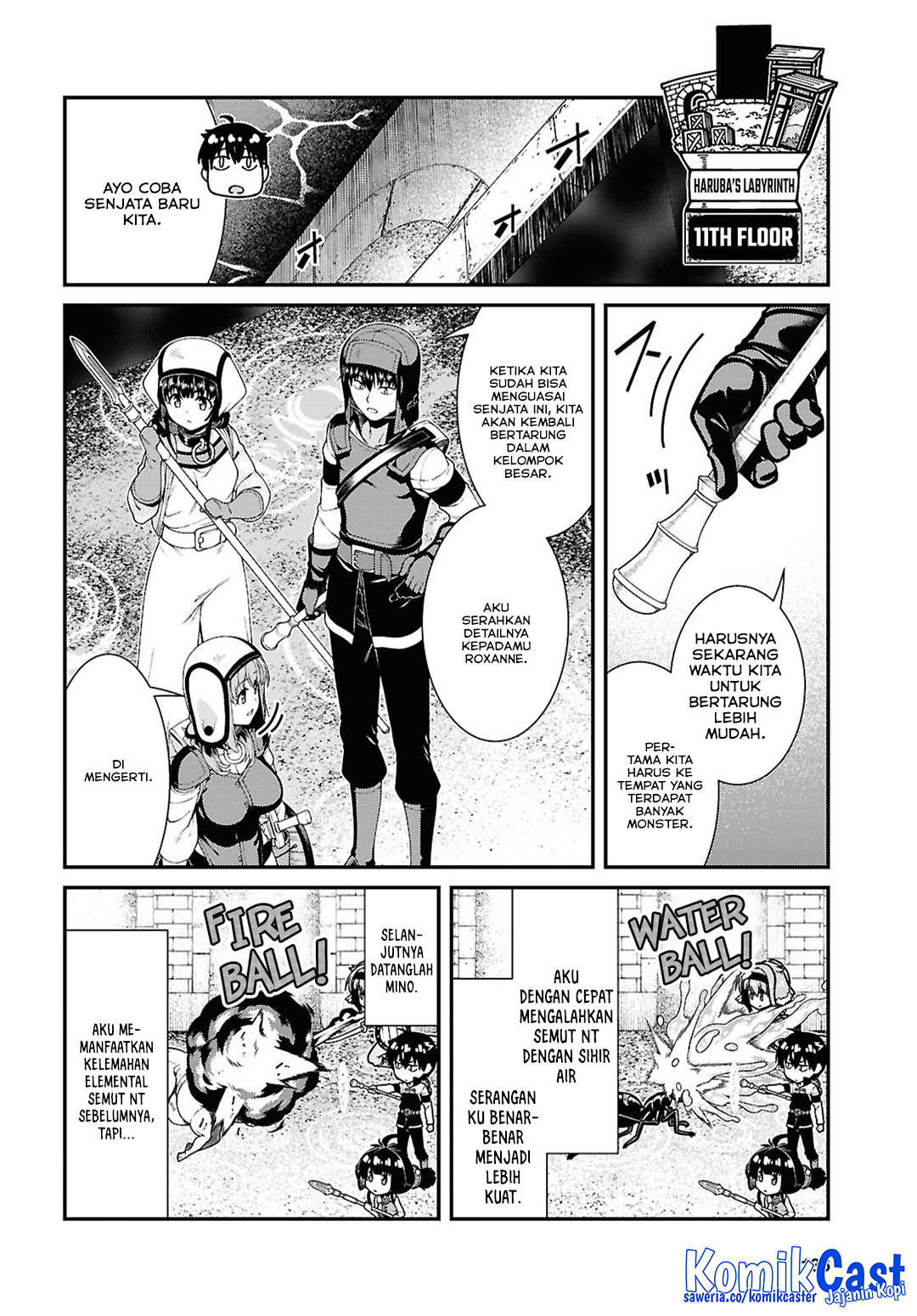 Manga Isekai Meikyuu de Harem wo Chapter 93 gambar 2