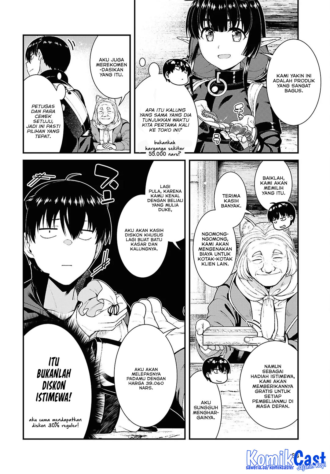 Manga Isekai Meikyuu de Harem wo Chapter 98 gambar 2
