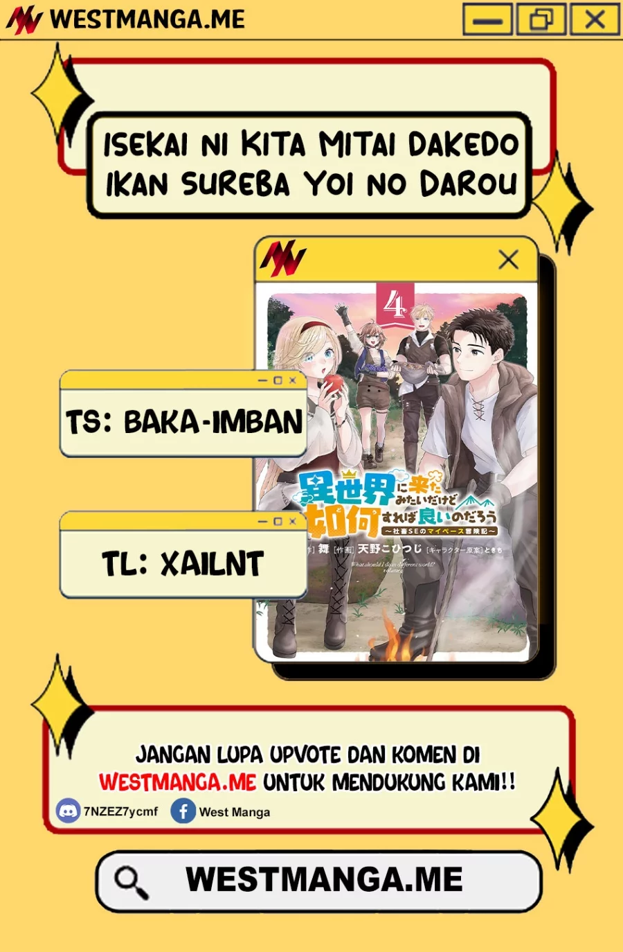 Isekai ni Kita Mitai dakedo Ikaga sureba Yoi no Darou Chapter 20 Gambar 3