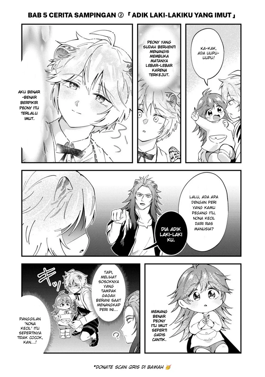 Manga Isekai no Joushiki wa Muzukashii: Kishou de Saijaku na Hitozoku ni Tensei Shita Kedo Butsuri Igai de Saikyou ni Nari Sou Desu Chapter 5.5 gambar 2