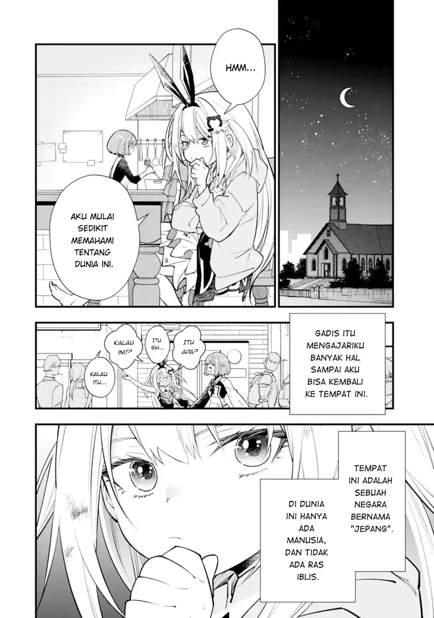 Manga Isekai no Maou-sama, Dungeon Haishin Shoujo ni Tensei Suru ~Shijou Saikyou no Daimaou ni Yoru Juuryou Haishin no Kiroku~ Chapter 2.1 gambar 2