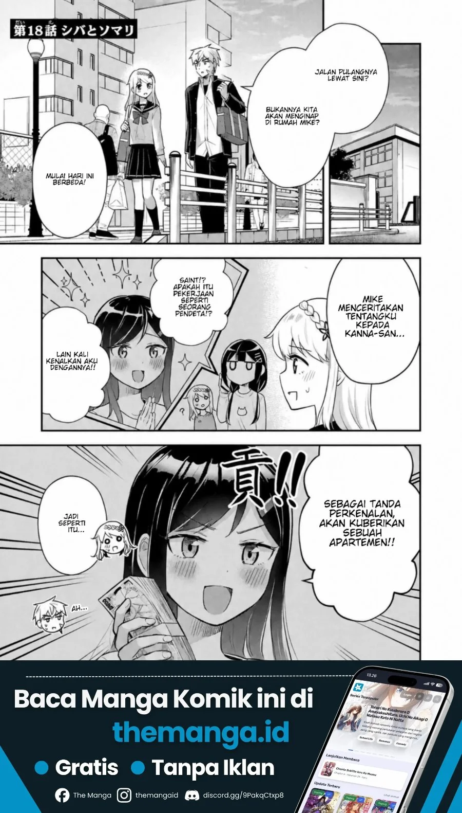 Manga Isekai Saikyou, Nippon de JK to Konkatsu Suru Chapter 18 gambar 2