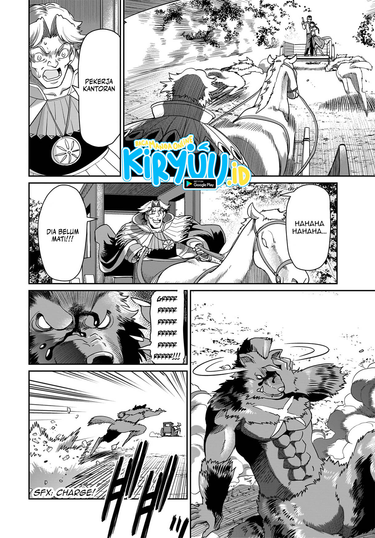 Manga Isekai Shoukan Oji-san no Juumusou Life – Sabage Suki Salaryman wa Kaisha Owari ni Isekai e Chokki suru Chapter 32 gambar 2