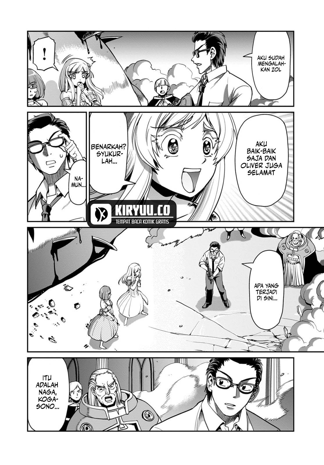 Manga Isekai Shoukan Oji-san no Juumusou Life – Sabage Suki Salaryman wa Kaisha Owari ni Isekai e Chokki suru Chapter 57 gambar 2