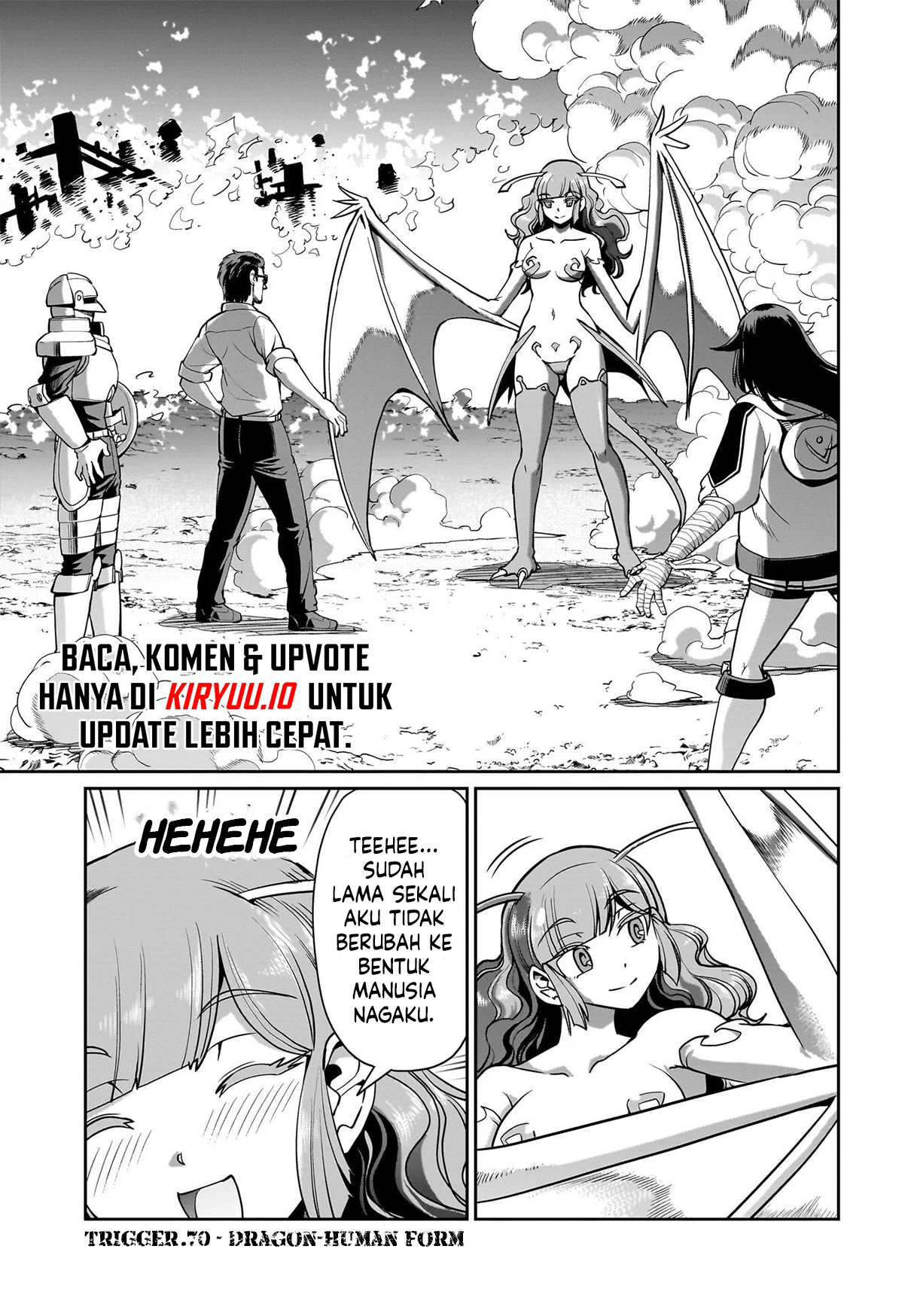 Manga Isekai Shoukan Oji-san no Juumusou Life – Sabage Suki Salaryman wa Kaisha Owari ni Isekai e Chokki suru Chapter 70 gambar 2