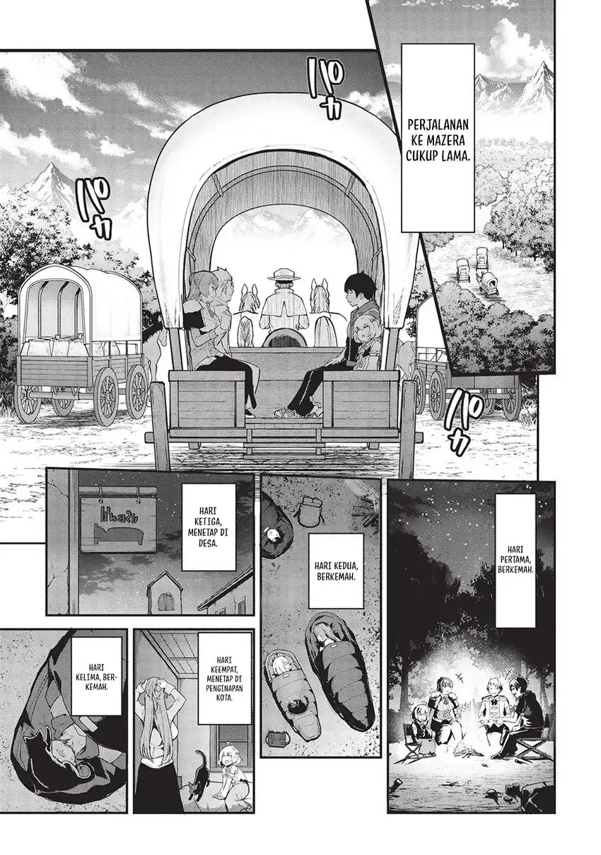 Manga Itsu Demo Jitaku ni Kaereru Ore wa, Isekai de Gyoushoujin o Hajimemashita Chapter 43 gambar 2