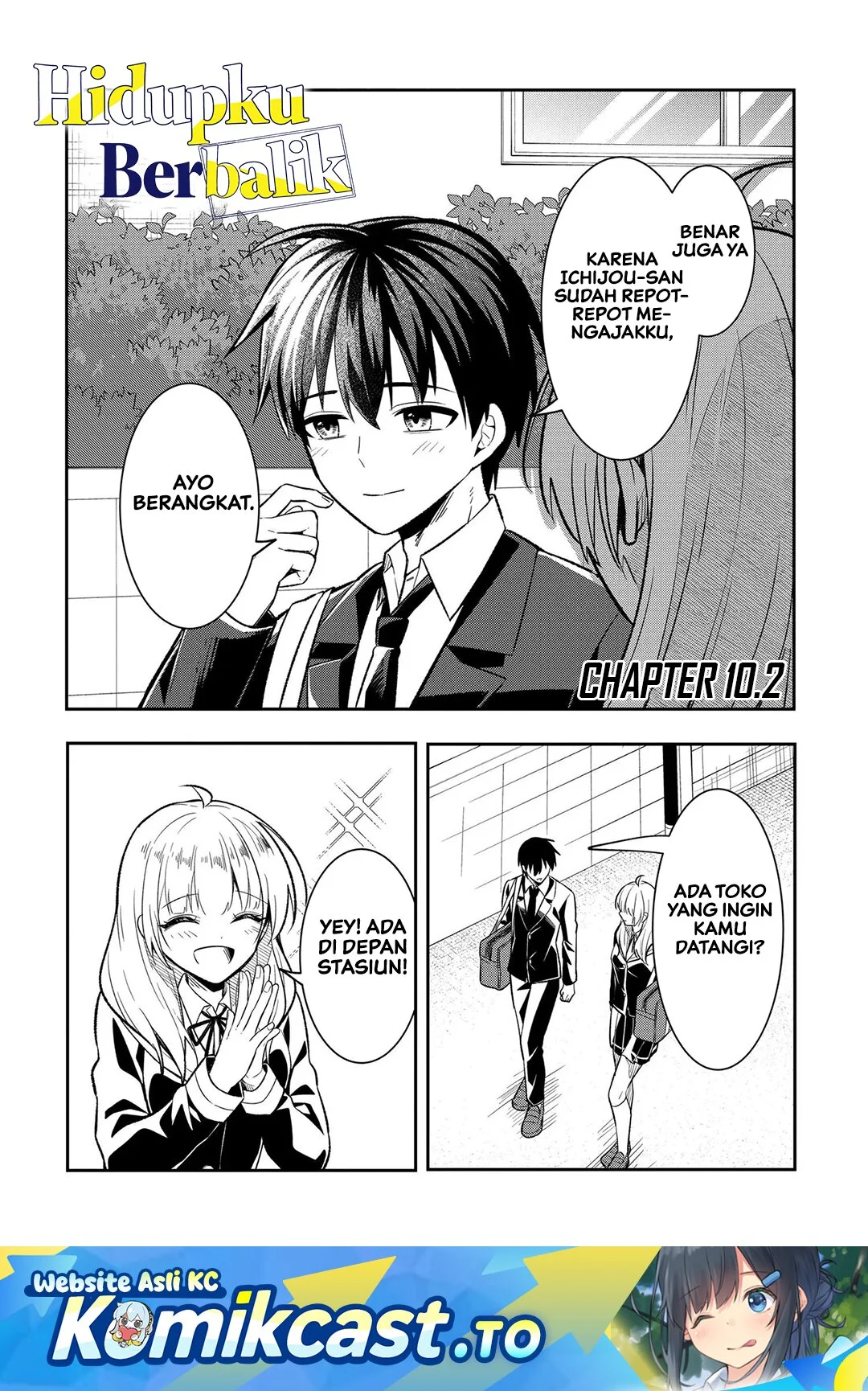 Manga Jinsei Gyakuten Uwaki Sare, Enzai o Kiserareta Ore ga, Gakuen Ichi no Bishoujo ni Natsukareru Chapter 10.2 gambar 2