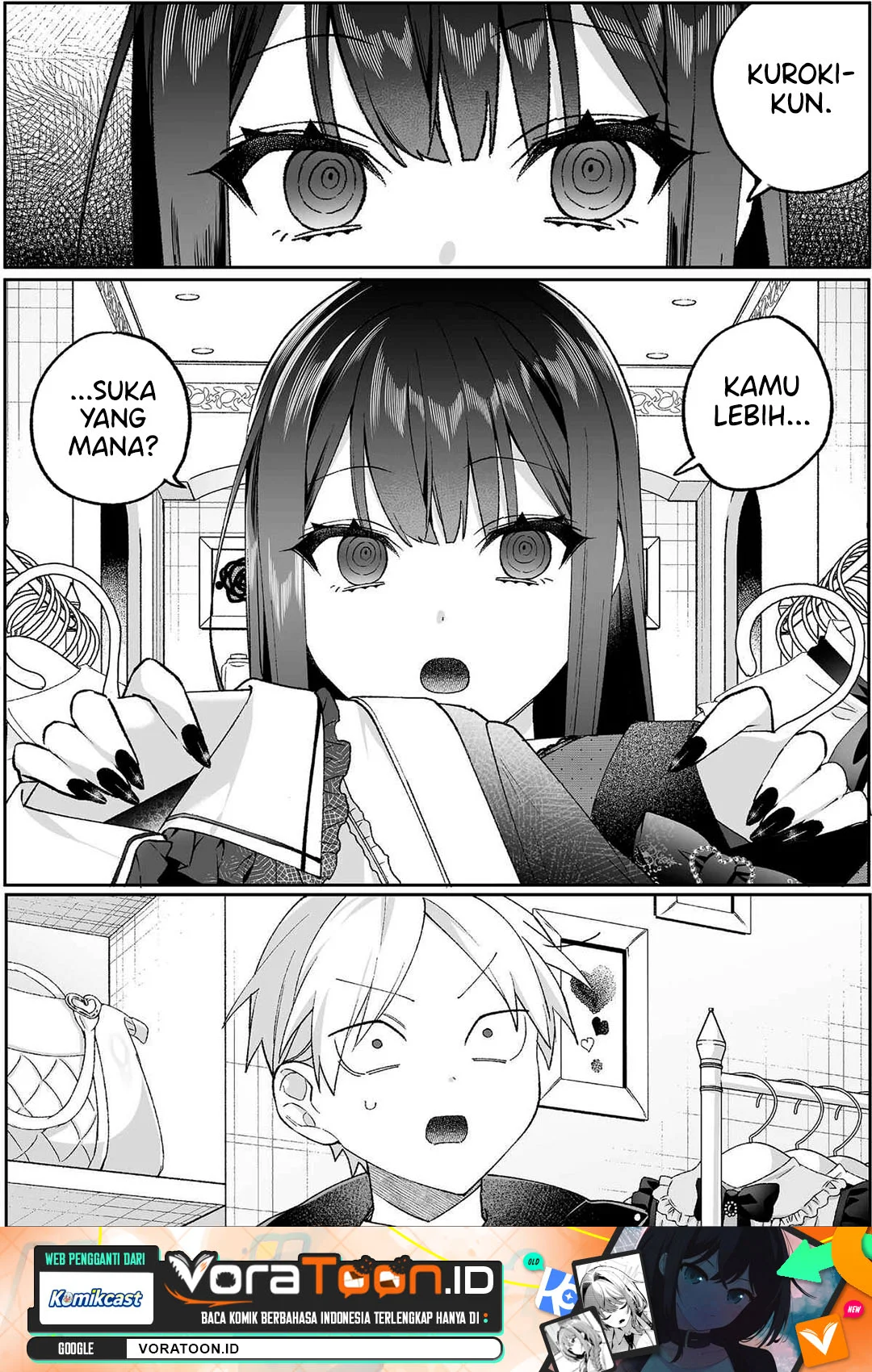 Manga Jirai nandesu ka? Chihara-san (That Girl Is Cute… But Dangerous?) Chapter 99 gambar 2