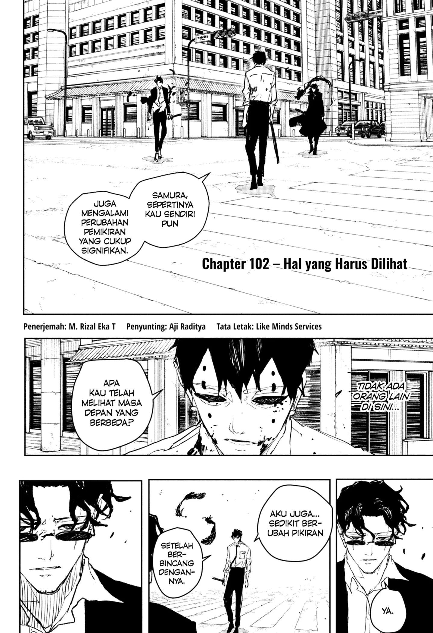 Manga Kagurabachi Chapter 102 gambar 2