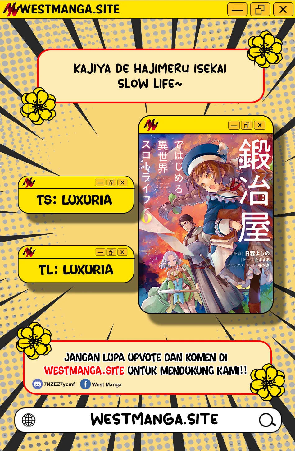 Manga Kajiya de Hajimeru Isekai Slow Life Chapter 32.1 gambar 2