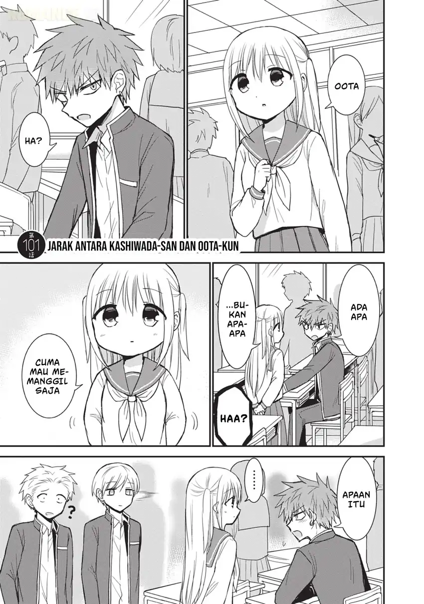 Manga Kao ni denai Kashiwada-san to Kao ni deru Ota-kun Chapter 101 gambar 2