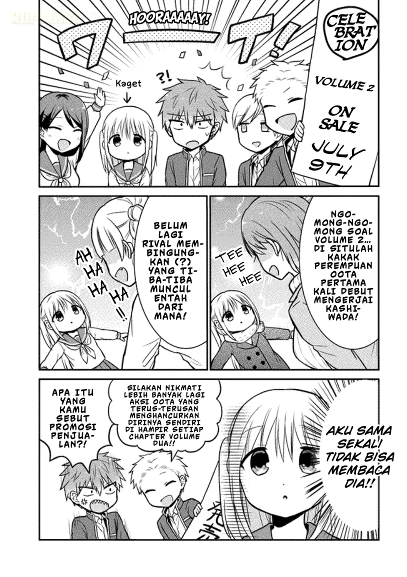 Manga Kao ni denai Kashiwada-san to Kao ni deru Ota-kun Chapter 30.5 gambar 2